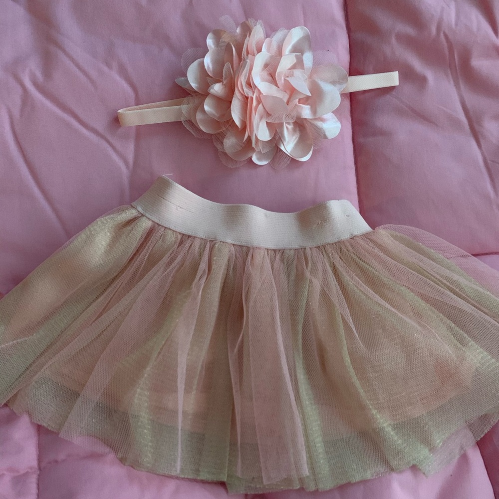 Flower Head Band & Ruffle Bottom Tutu - Picture 2 of 2